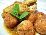 Tajine de poulet aux boulettes de couscous