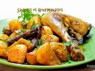 Tajine de Poulet aux Navets