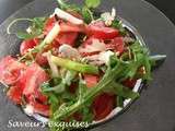 Salade de tomate et asperges
