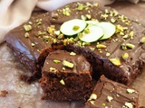 Brownie à la courgette, chocolat et cannelle