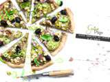 Green pizza