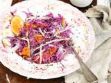 ► Salade de chou vitaminée à l'orange et au sésame noir