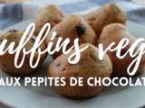 Muffins vegan aux pépites de chocolat