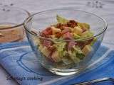 Salade d'automne au chou, jambon & comté
