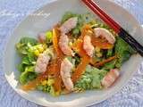 Salade de crevettes aux saveurs asiatiques