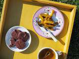 Goûters du dimanche # Granola maison et rhubarbe basse température à l'orange