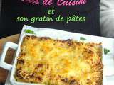 Gratin de pâtes pour Cuisinons avec et pour les enfants et mon partenaire Manelli