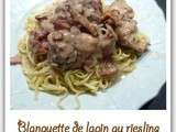 Blanquette de lapin au riesling et aux pieds de mouton