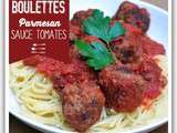 Boulettes au parmesan à la sauce tomate