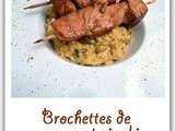 Brochettes de saumon teriyaki