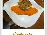 Crabe cake, purée de patate douce