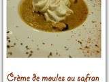 Crème de moule au safran