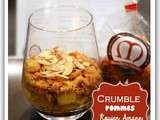 Crumble de pommes et kouign amann