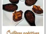 Cuillères apéritives boudin pommes spéculos
