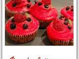 Cupcakes au fruits rouges