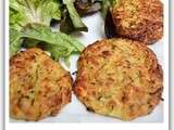Galettes courgettes et feta