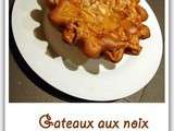 Gateaux aux noix et aux pommes