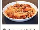 Linguine au poulet et chanterelles