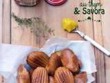 Madeleines au thym & Savora