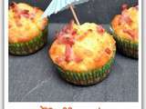 Muffins salés au compté et lardons