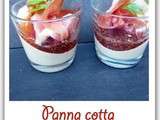 Panna cotta au chèvre et sa confiture de figues blanches