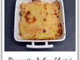 Parmentier de boeuf braisé aux échalotes caramélisées