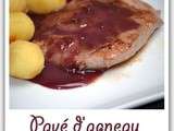 Pavé d'agneau sauce au vin rouge (agneau Presto)