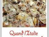 Pizza quand l'Italie rencontre la normandie partenariat Tentation
