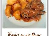 Poulet au vin blanc et au chorizo