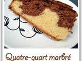 Quatre-quart marbré au nutella