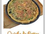 Quiche de blettes et saumon