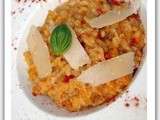 Risotto aux deux poivrons
