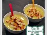 Soupe de poireaux au curry