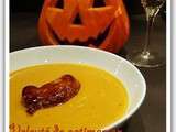 Soupe de potimarron et foie gras poelé