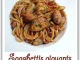 Spaghettis piquants aux fruits de mer