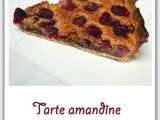 Tarte amandine pistache et framboises (partenariat Terre exotique)