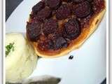 Tarte fine au boudin noir