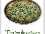 Terrine de poissons au légumes verts