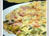 Tortilla aux courgettes du jardin