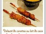 Velouté de carottes au lait de coco