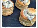 Vol-au-vent d'escargots et pleurotes