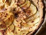 Tarte rustique aux pommes :  un dessert végétalien et facile