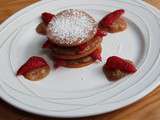 Mille-feuille express fraise rhubarbe