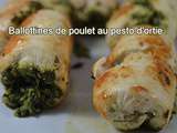 Ballottines de poulet au pesto d’orties