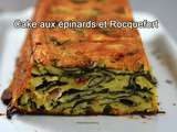 Cake aux épinards et Roquefort sans lait de vache