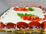 Cheese-cake sans cuisson à la tomate