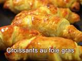 Croissants au foie gras