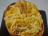 Nouilles udon à la courge spaghetti rôtie