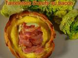 Tartelettes d’œufs au bacon