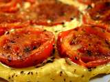 Tatin pizza aux tomates et fromages